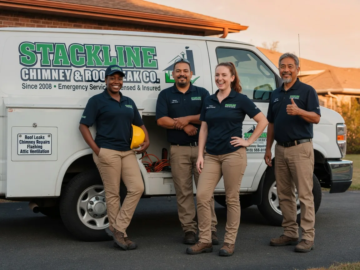 Chimney flashing repair company in Morris, OK